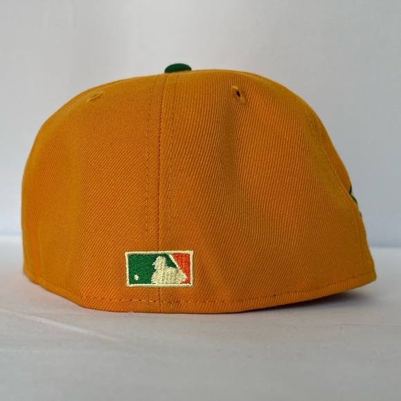 Houston Astros New Era X Premium Silver Anniv. Mango MLB Fitted Hat Size:7 1/8 - Picture 3 of 8